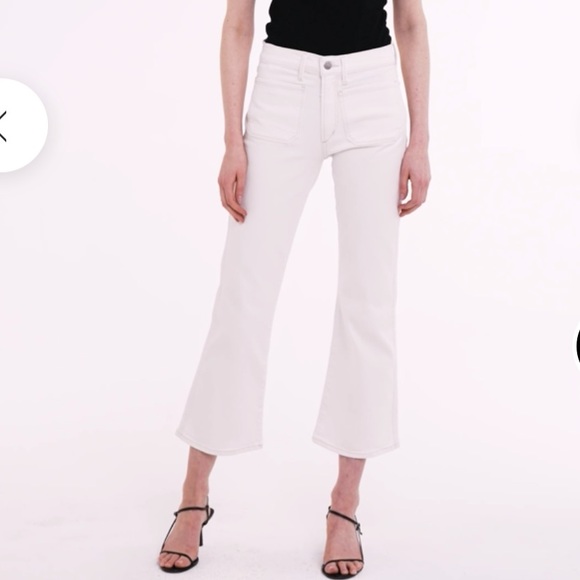 Joie Crisp White Boot Cut Jeans - Picture 3 of 10